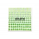 Strass autocollants - Vert clair