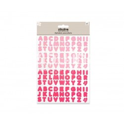 Alphabet autocollant - Duo Rose